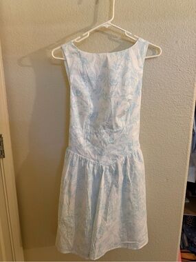 Light Blue Floral Dress